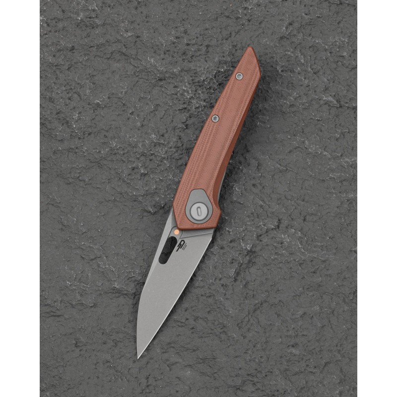 Nóż składany Bestech VK-Void G10 Brown G10, Dark Beadblasted/Stonewashed MagnaCut by Vulpex Knives (BG63D)