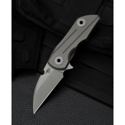 Nóż składany Bestech 2500 Delta Dark Gray Titanium, Bead Blasted CPM S35VN by Poltergeist Works (BT2006B)