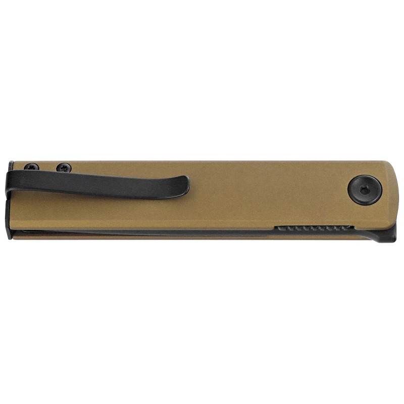 Nóż składany Fox Chnops OD Green Aluminium, Black Top Shield Becut by Raven Knives Design (FX-543 ALG)