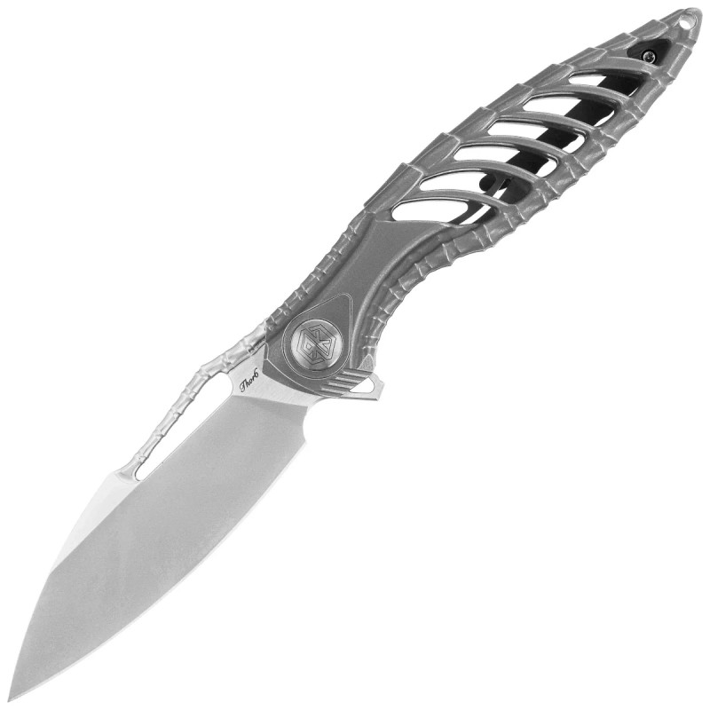 Nóż składany RikeKnife Thor6 Titanium, Satin M390 (RK Thor6-M-P)