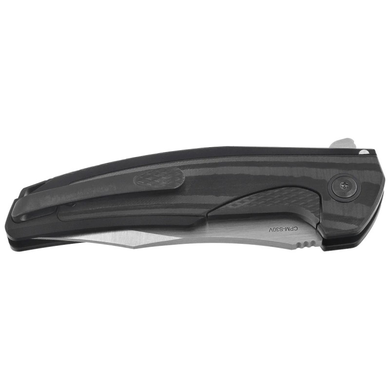 Nóż składany Reate Jack Jr. Black Aluminium, Satin S30V (Jack Jr. BKAL SAT BKAL)