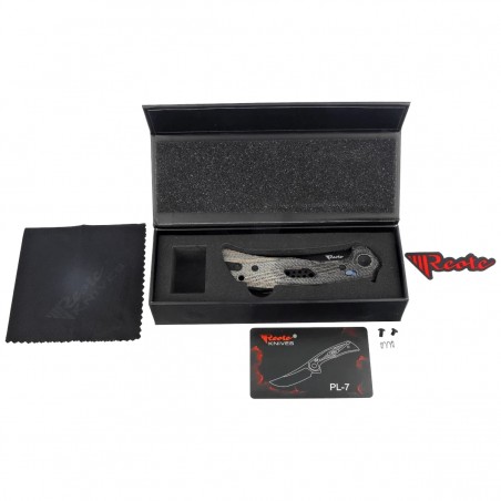 Nóż składany Reate PL-7 Green / Black Micarta, Black PVD Nitro-V (PL-7 GRBKM PVD) Nóż składany Reate PL-7 Green / Black Micarta, Black PVD Nitro-V (PL-7 GRBKM PVD)