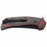 Nóż składany Reate PL-7 Red / Black Micarta, Black PVD Nitro-V (PL-7 RDBKM PVD)