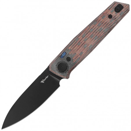 Nóż składany Reate PL-6 Red / Black Micarta, Black PVD Nitro-V (PL-6 RDBKM PVD) Nóż składany Reate PL-6 Red / Black Micarta, Black PVD Nitro-V (PL-6 RDBKM PVD)
