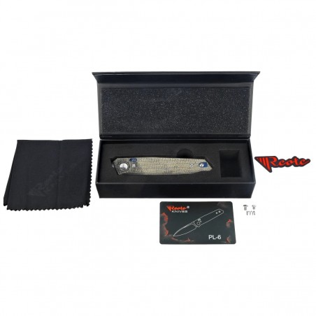 Nóż składany Reate PL-6 Green / Black Micarta, Satin Nitro-V (PL-6 GRBKM SAT) Nóż składany Reate PL-6 Green / Black Micarta, Satin Nitro-V (PL-6 GRBKM SAT)