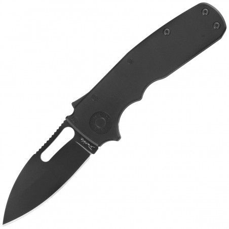 Nóż składany Demko Shark Cub Stealth Slicer Shark Black Aluminum, Black DLC CPM20CV by Andrew Demko (SC-STE-20CVDLC-BK-SS)