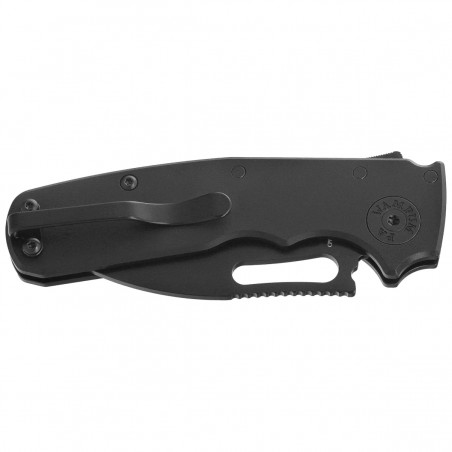 Nóż składany Demko Shark Cub Stealth Slicer Shark Black Aluminum, Black DLC CPM20CV by Andrew Demko (SC-STE-20CVDLC-BK-SS)