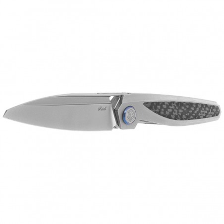 Nóż składany Rike Knife Baidi Black Carbon Fiber, Satin M390 (RK-Baidi-S-P/BCF)