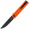 Nóż składany Fox Chnops Orange Aluminium, Black Top Shield Becut by Raven Knives Design (FX-543 ALO)