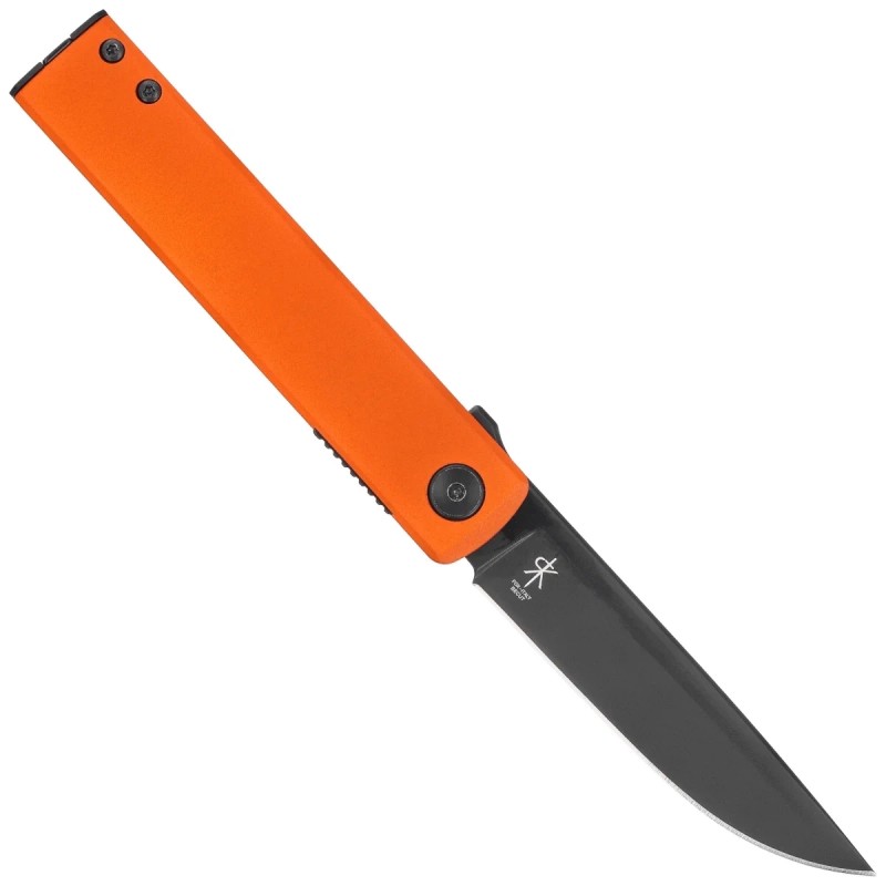 Nóż składany Fox Chnops Orange Aluminium, Black Top Shield Becut by Raven Knives Design (FX-543 ALO)