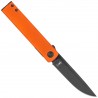 Nóż składany Fox Chnops Orange Aluminium, Black Top Shield Becut by Raven Knives Design (FX-543 ALO)
