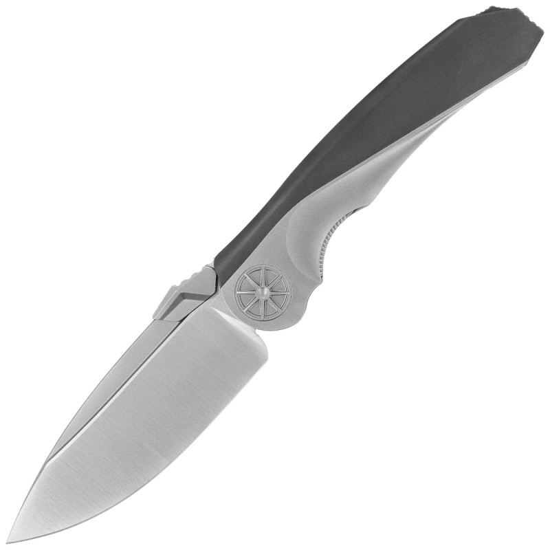Nóż składany Rike Knife Tissot Black Titanium, Satin M390 (RK-Tissot 1-B)