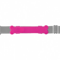 Ledowa przypinka do obroży  Ferribiella różowa