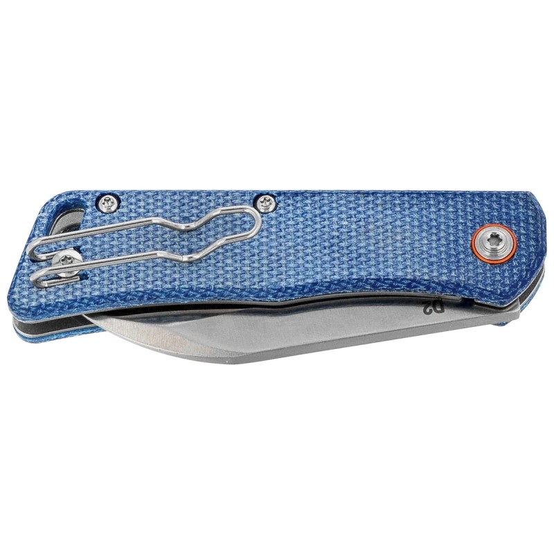 Nóż składany BlackFox TEENY Blue Micarta, Satin D2 (BF-785 MIBL)