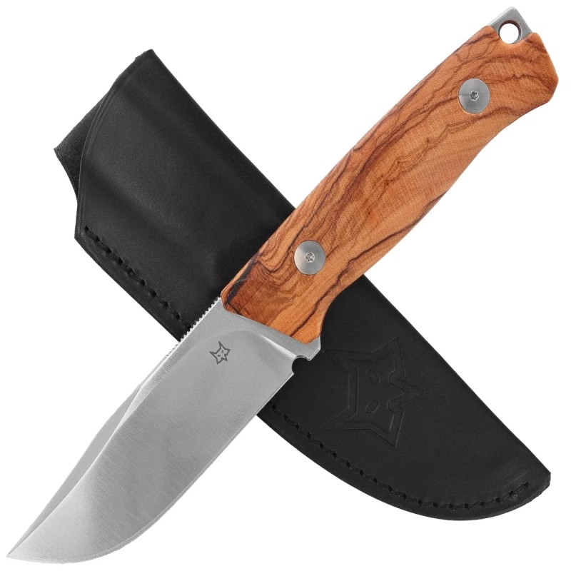 Nóż Fox Receiver Olive Wood, Satin Becut by Raven Knives Design (FX-662 OL)