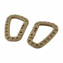 Karabińczyk MFH plastikowy coyote 2 sztuki