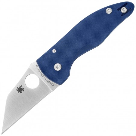 Nóż składany Spyderco MicroJimbo Cobalt Blue G10, Satin CPM SPY27 by Michael Janich (C264GPCBL) Nóż składany Spyderco MicroJimbo Cobalt Blue G10, Satin CPM SPY27 by Michael Janich (C264GPCBL)