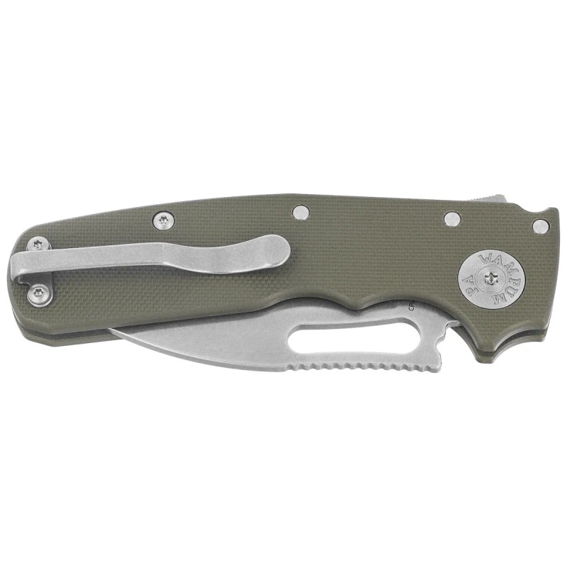 Nóż składany Demko Shark Cub Slicer Shark OD Green G10, Stonewashed CPM 20CV by Andrew Demko (SC-20CV-ODG10-SS)