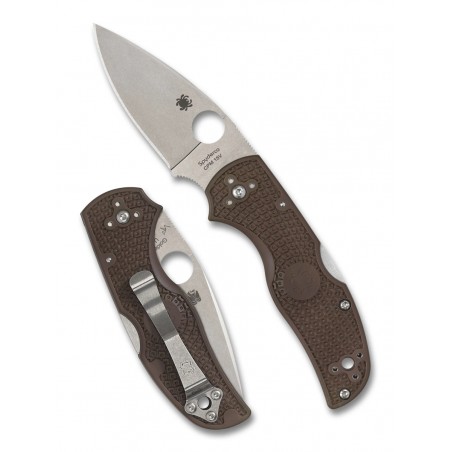 Nóż składany Spyderco Native 5 Lightweight Sprint Run Brown FRN, Satin CPM 15V by Sal Glesser (C41PBN15V5) Nóż składany Spyderco Native 5 Lightweight Sprint Run Brown FRN, Satin CPM 15V by Sal Glesser (C41PBN15V5)
