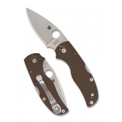 Nóż składany Spyderco Native 5 Sprint Run Brown G10, Satin CPM 15V by Sal Glesser (C41GPBN15V5)