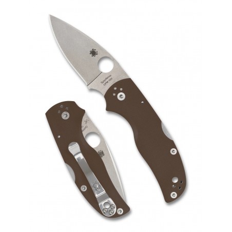Nóż składany Spyderco Native 5 Sprint Run Brown G10, Satin CPM 15V by Sal Glesser (C41GPBN15V5) Nóż składany Spyderco Native 5 Sprint Run Brown G10, Satin CPM 15V by Sal Glesser (C41GPBN15V5)