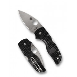 Nóż składany Spyderco Lil' Native Lightweight Black FRN, Satin CTS BD1N by Eric Glesser (C230PBK)