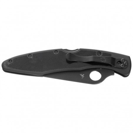 Nóż składany Spyderco Police Black TiCN Stainless Steel, Black TiCN VG-10 by Sal Glesser (C07BKP) Nóż składany Spyderco Police Black TiCN Stainless Steel, Black TiCN VG-10 by Sal Glesser (C07BKP)