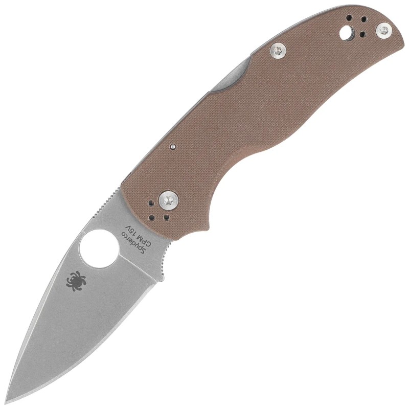 Nóż składany Spyderco Native 5 Sprint Run Brown G10, Satin CPM 15V by Sal Glesser (C41GPBN15V5)