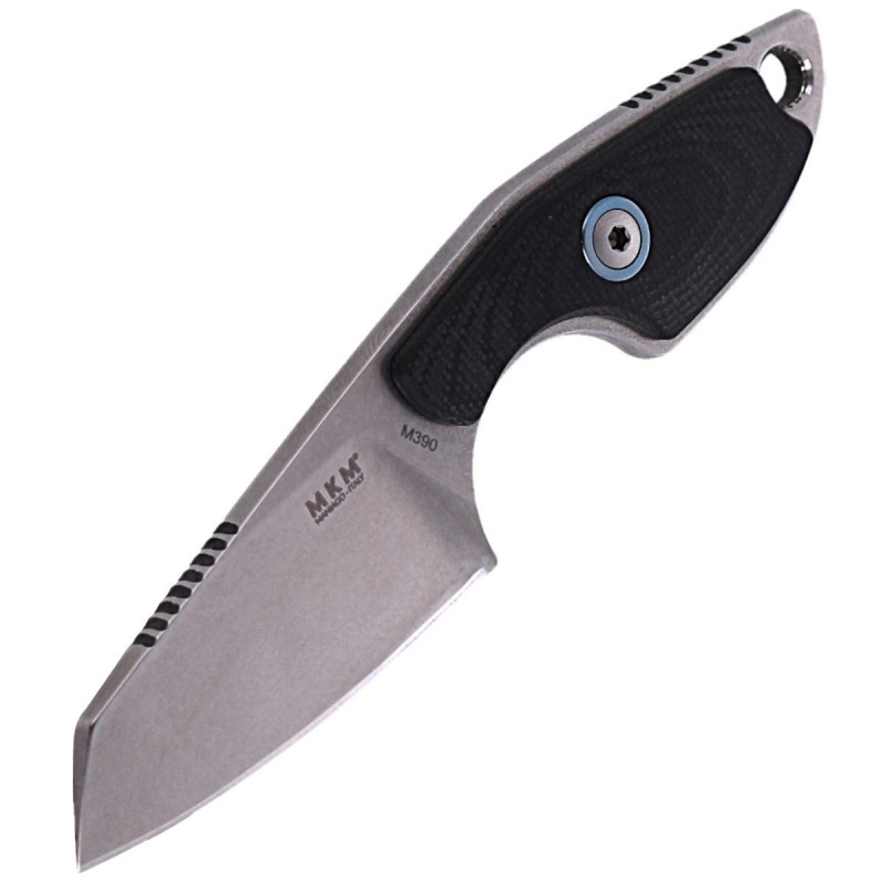 Nóż na szyje MKM Mikro 2 Black G10, Stonewashed M390 by Jesper Voxnæs (MKMR02-GBK)