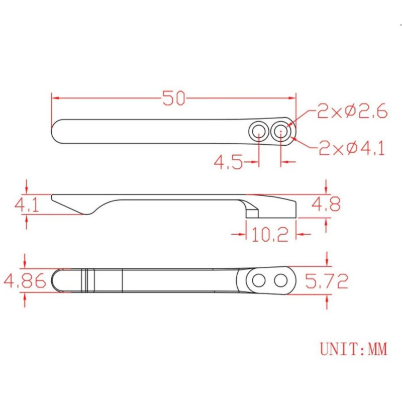 Klips i zestaw śrub Civivi Gray Titanium do WE i Civivi (T003C)