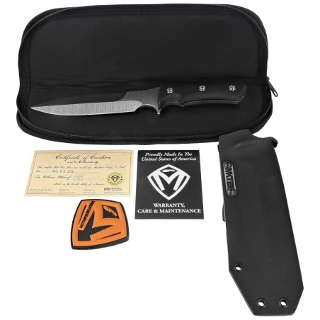 Nóż Medford Jungle Fighter Pro Series Black G10, Std HW, Tumbled CPM 3V by Greg Medford (MK0663TQ-08KB-SPQ3-Q4)