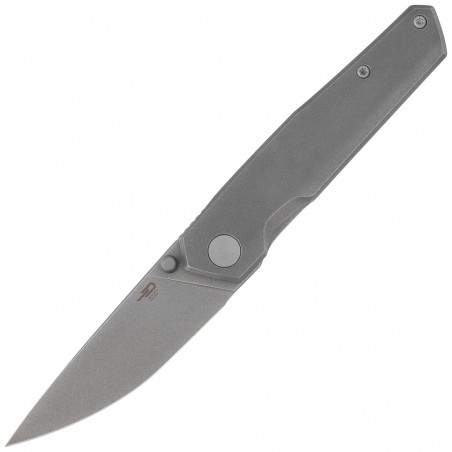 Nóż składany Bestech VK-Kuze Dark Grey Titanium, Dark Bead Blast / Stonewashed MagnaCut by Vulpex Knives (BT2504B)