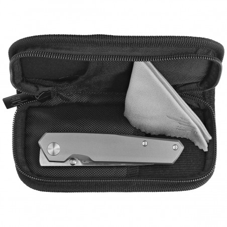 Nóż składany Bestech VK-Kuze Grey Titanium, Satin MagnaCut by Vulpex Knives (BT2504A)
