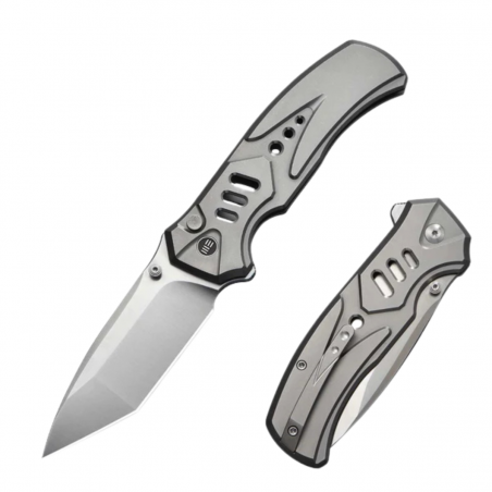 Nóż składany WeKnife Zentron Gray Titanium, Satin M390 (WE24094-2) Nóż składany WeKnife Zentron Gray Titanium, Satin M390 (WE24094-2)