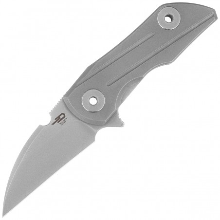 Nóż składany Bestech 2500 Delta Dark Gray Titanium, Bead Blasted CPM S35VN by Poltergeist Works (BT2006B)