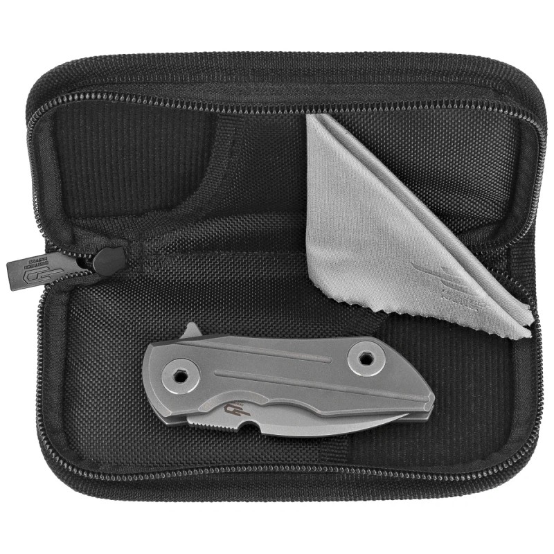 Nóż składany Bestech 2500 Delta Dark Gray Titanium, Bead Blasted CPM S35VN by Poltergeist Works (BT2006B)