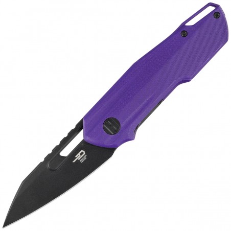 Nóż składany Bestech Toddler Purple G10, Black PVD 14C28N by Maciej Torbé (BG64D)