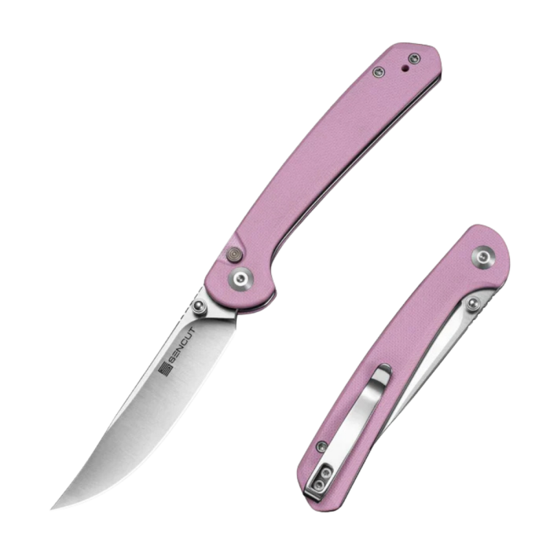 Nóż składany Sencut Skelfin Powder Pink G10, Satin 9Cr18MoV (S25007-3)