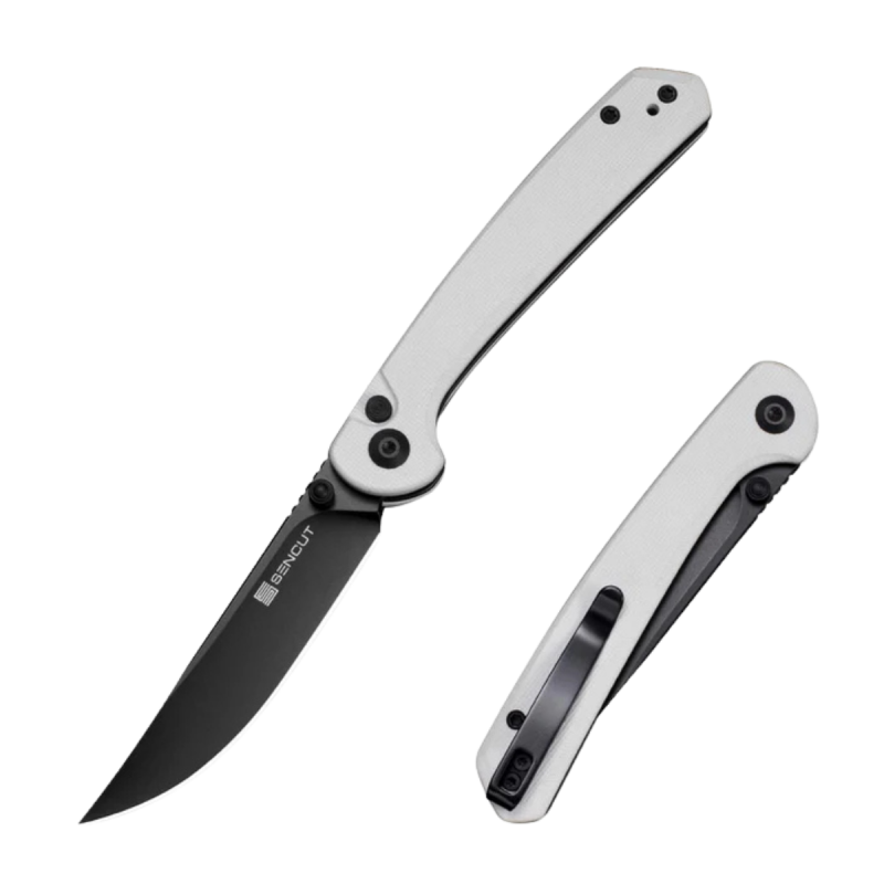 Nóż składany Sencut Skelfin White G10, Black 9Cr18MoV (S25007-1)