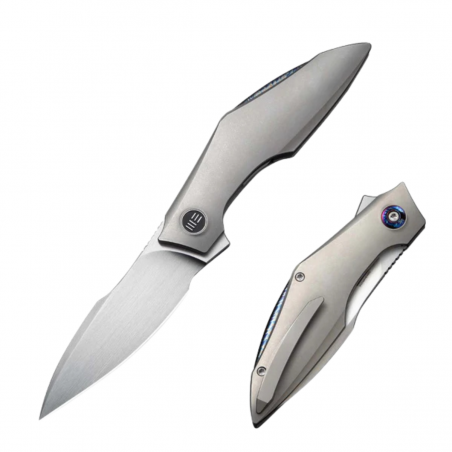 Nóż składany WeKnife Krait Snake Gray Titanium, Hand Rubbed Satin M390 by Tashi Bharucha (WE24084-2) Nóż składany WeKnife Krait Snake Gray Titanium, Hand Rubbed Satin M390 by Tashi Bharucha (WE24084-2)