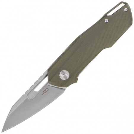 Nóż składany Bestech Toddler OD Green G10, Satin / Stonewashed 14C28N by Maciej Torbé (BG64B)