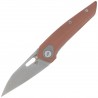 Nóż składany Bestech VK-Void Brown G10, Dark Bead Blasted / Stonewashed MagnaCut by Vulpex Knives (BG63D)