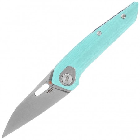 Nóż składany Bestech VK-Void Aqua G10, Satin / Bead Blasted Stonewashed MagnaCut by Vulpex Knives (BG63B)