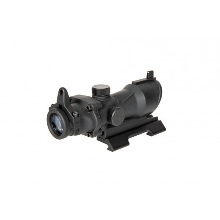 Replika lunety ACOG Style 4x32 z osłoną Killflash i montażem QD V2 - czarna