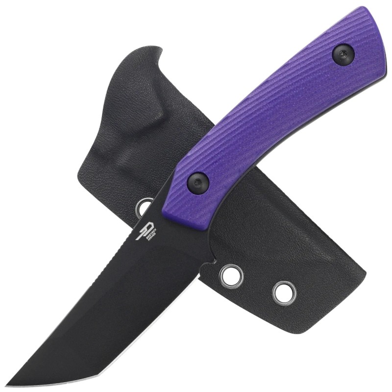 Nóż Bestech Step Purple G10, Black PVD D2 by Denis Simonutti (BFK06C)