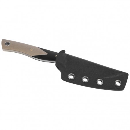 Nóż Bestech Heidi Blacksmith 1 Black / Beige G10, Satin D2 by Heidi (BFK01B)