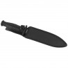 Nóż Martinez Albainox Midway Black ABS, Black 3Cr13Mov (32287)