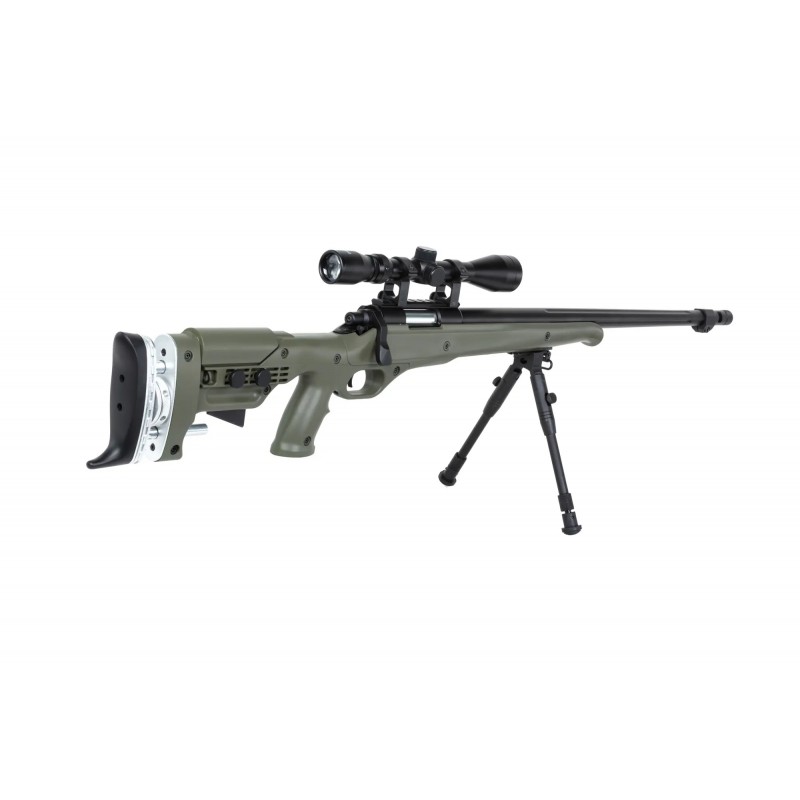 Karabin snajperski ASG WELL MB12DG Oliwkowy