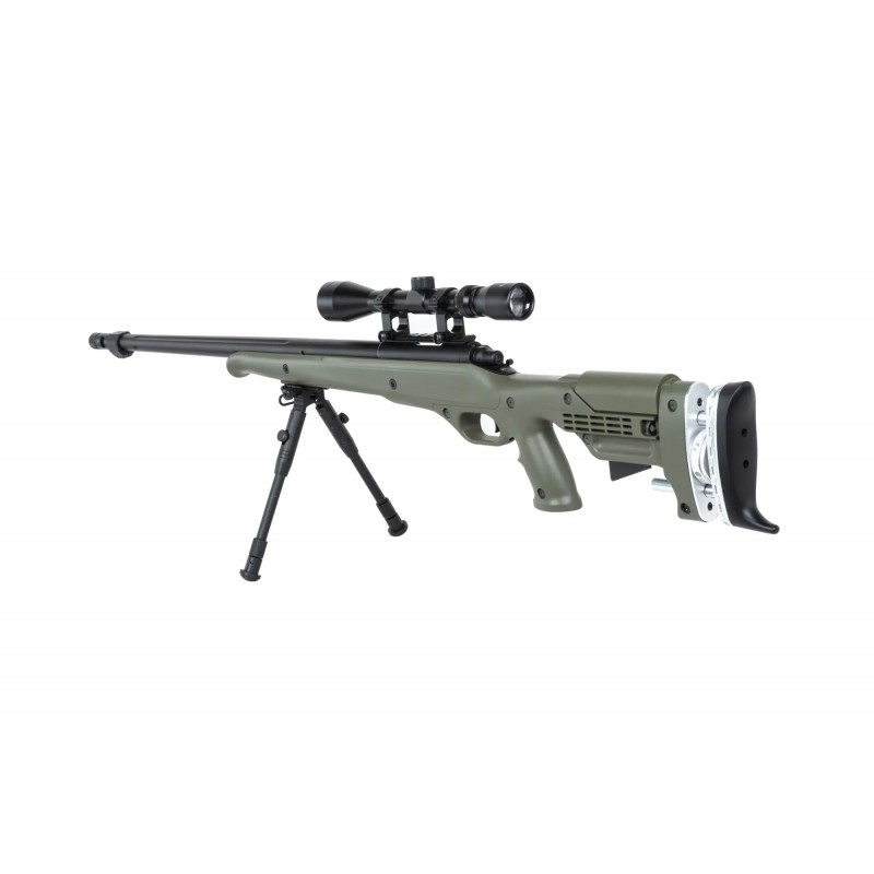 Karabin snajperski ASG WELL MB12DG Oliwkowy