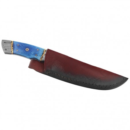 Nóż Martinez Albainox Blue Bone, Damascus 256 Layers (32567)